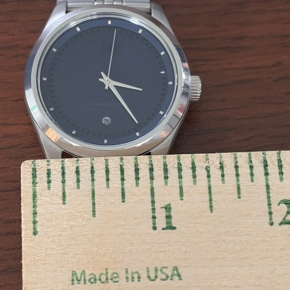 MVMT Rise Watch 39mm Blue Dial Men's Quartz Watch Stainless - Needs Battery